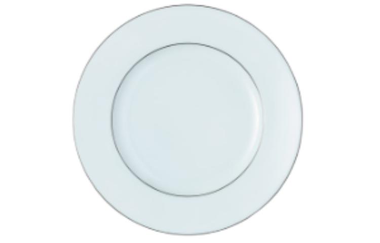 PRADA Ceramic dessert plate set of two, celadon blue and white porcelain light blue plate/plate