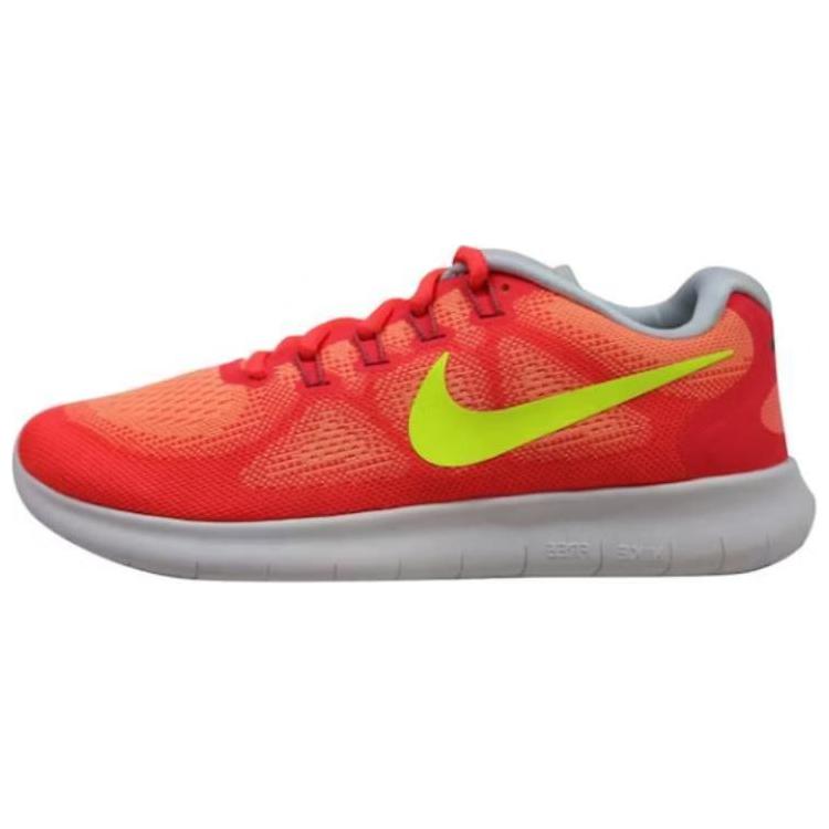 Nike Free RN comfortable, shock-absorbing and wear-resistant low-top running shoes for women, orange