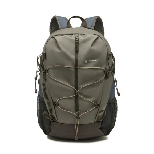 Li Ning Outdoor CF Tracing Polyester Backpack Unisex Stone Lotus Umber
