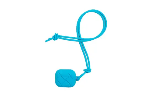 Bottega Veneta Silicone AIRPODS Protective Cover Earphone Case Men's Ocean Blue