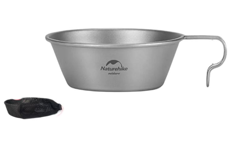 NATUREHIKE Tableware Outdoor 1 2 Persons Titanium