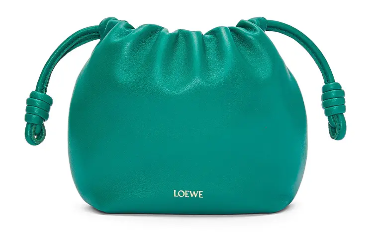 LOEWE Flamenco Nappa Sheepskin Shoulder Bag, Crossbody Bag, Handbag Mini Women's Jadeite Green