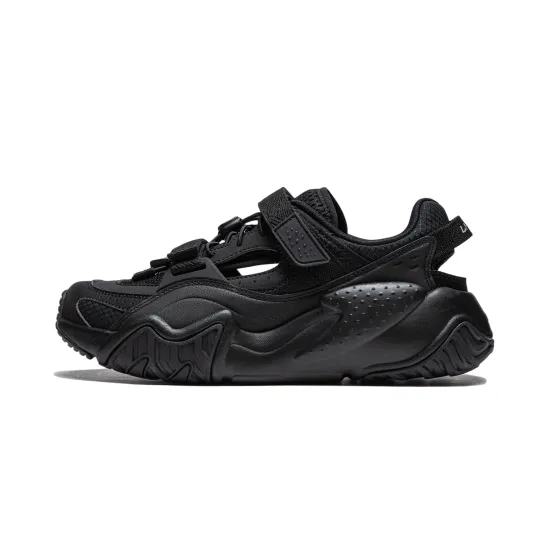LINING Sichuan Tour Casual Shoes Women's Low-Top Black