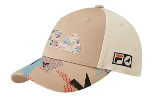 FILA Cotton Baseball Caps Kids' Khaki