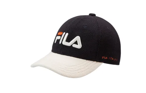 FILA Cotton, Elastane, Polyester Baseball Caps Kids' Black White