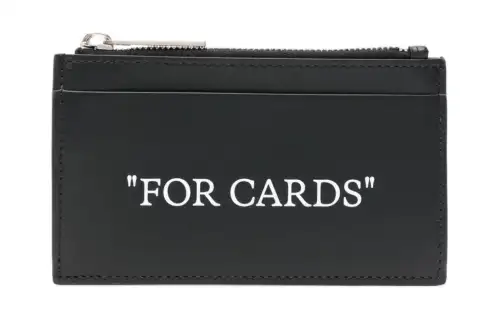 OFF WHITE For Cards Leather Cardholder