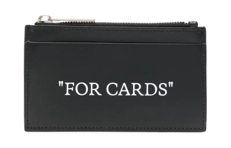 OFF WHITE For Cards Leather Cardholder