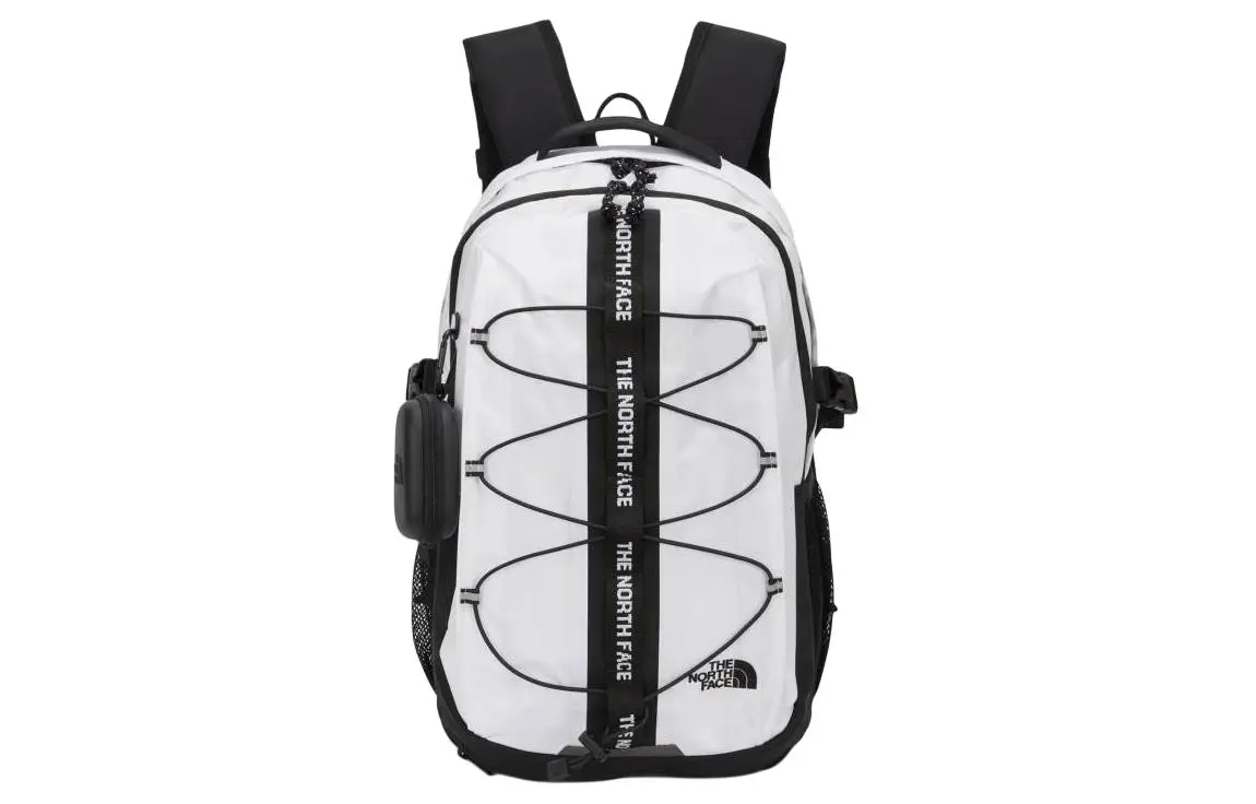 THE NORTH FACE 30L Backpack Outdoor Bag Nylon White Unisex