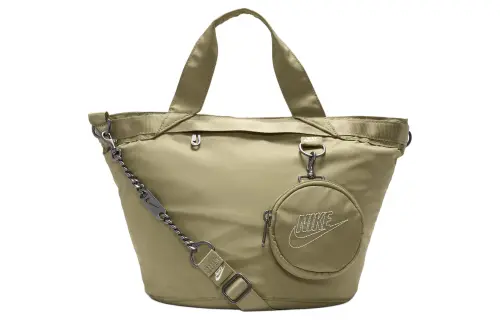 Nike Polyester Shoulder Bag, Crossbody Bag, Handbag Unisex Olive