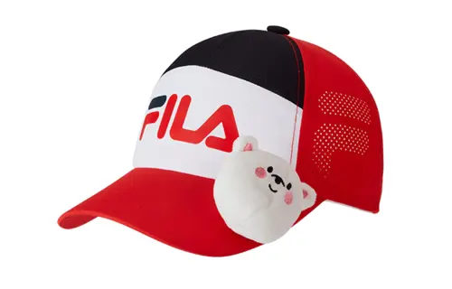 FILA Cotton, Polyester Baseball Caps Kids' Red/Pink