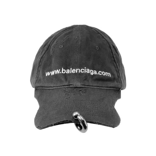 Balenciaga Front Piercing Faded Cap