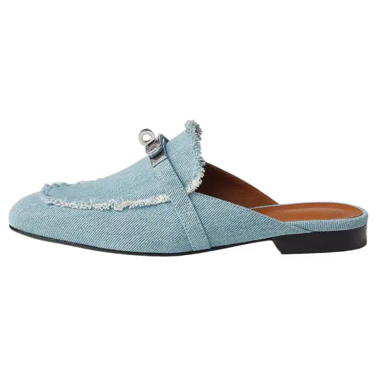 HERMES Oz Closed Toe Slippers Women's