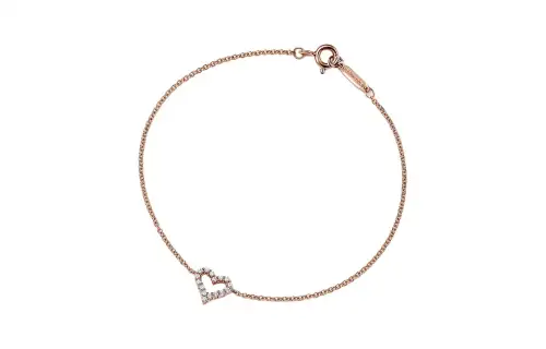 TIFFANY & CO. 18K Rose Gold, Diamond Bracelets Women's Rose Gold