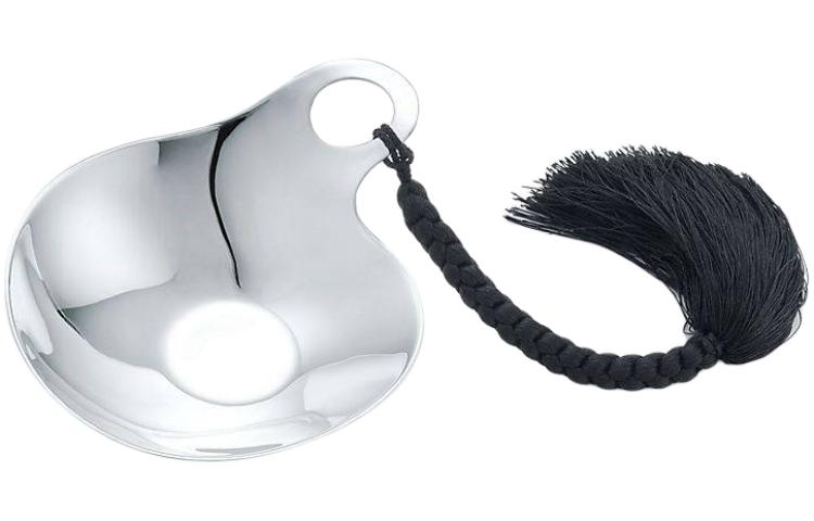 TIFFANY & CO. /Tiffany Elsa Peretti@ series with black silk tassel sterling silver sake glass wine glass and set silver