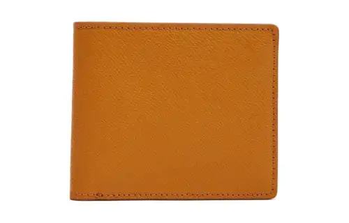 Maison Margiela Calfskin Card Holder, Wallet Men's Caramel Umber