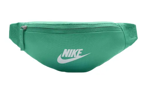 Nike Nylon, Recycled Polyester Material Fanny Pack Regular Unisex Stadium Green & White