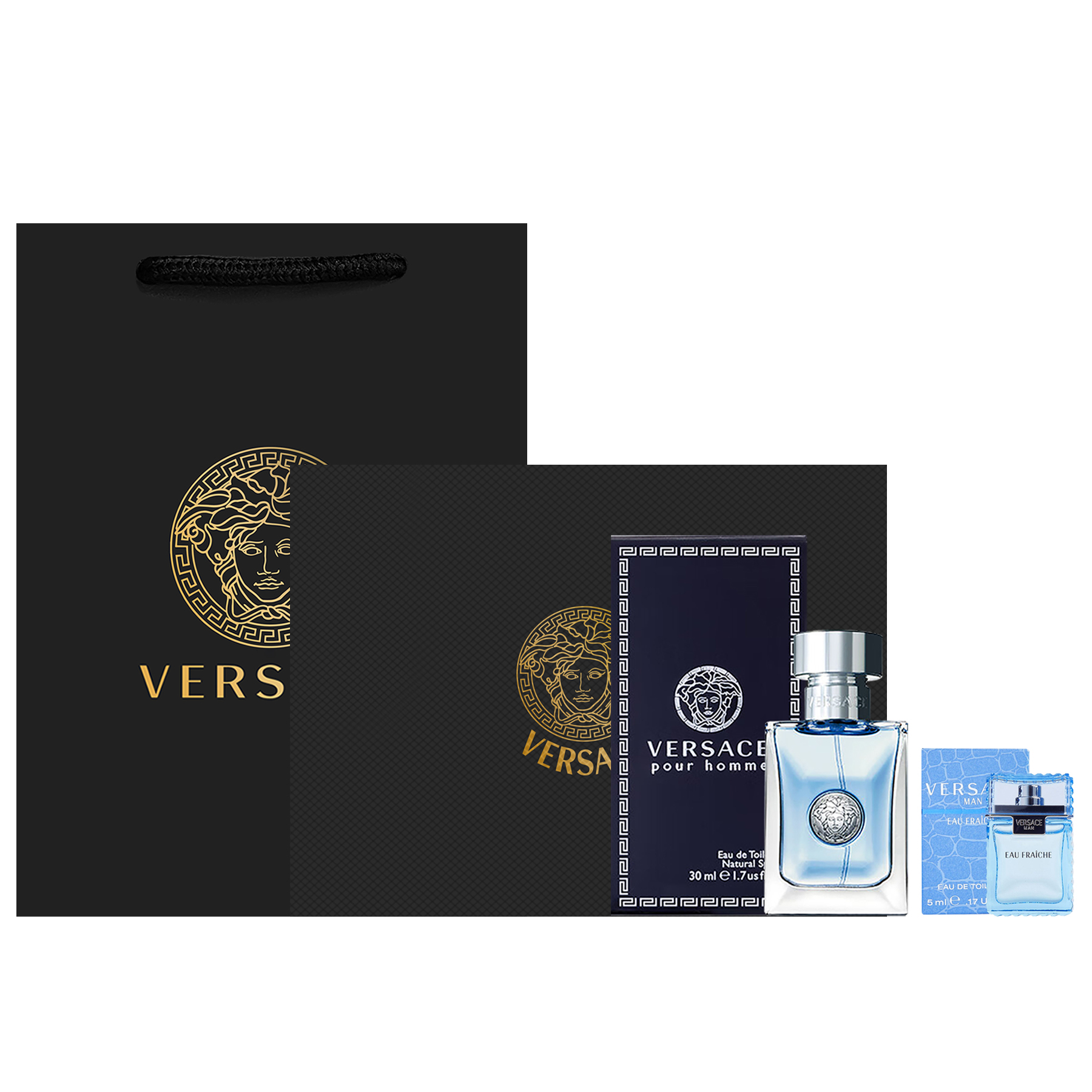 Versace, perfume, gift box, set, 5 ml, sample, 30 ml, 50 ml