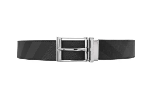 Burberry Leather Belts Men's Width 3.5cm
