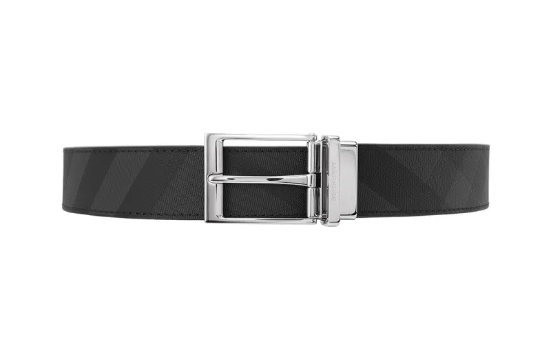 Burberry Leather Belts Men's Width 3.5cm