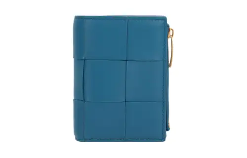 Bottega Veneta Cassette Small Bi-Fold Zip Wallet