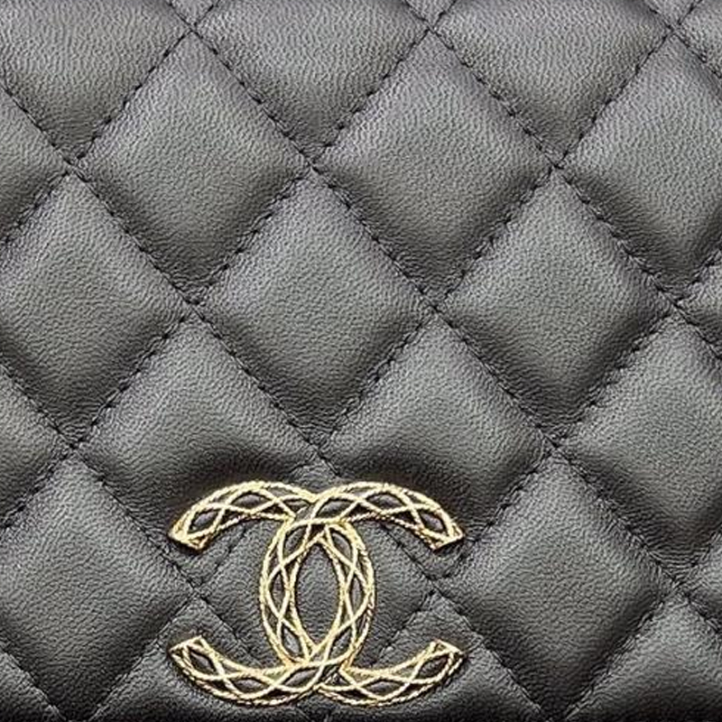 Женская сумка Chanel 23A (черная) — фото 3