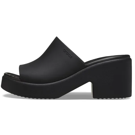 Crocs Brooklyn Slide Heels 'Black' Women's