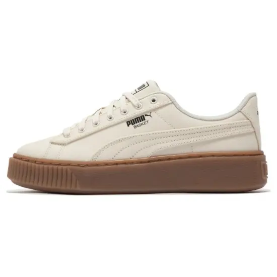 PUMA Basket Platform Canvas 'Beige' Women's