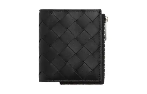 Bottega Veneta Zipped Fold Over Wallet