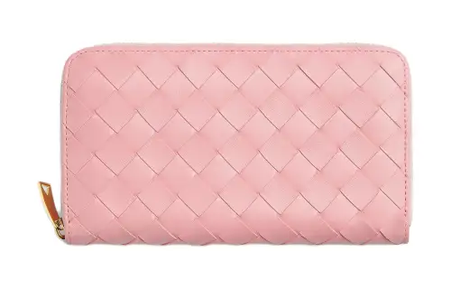 Bottega Veneta Intrecciato Zip Around Wallet