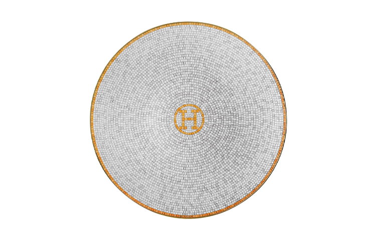Тарелка Hermes 24 Bread and Butter Plate (серая)