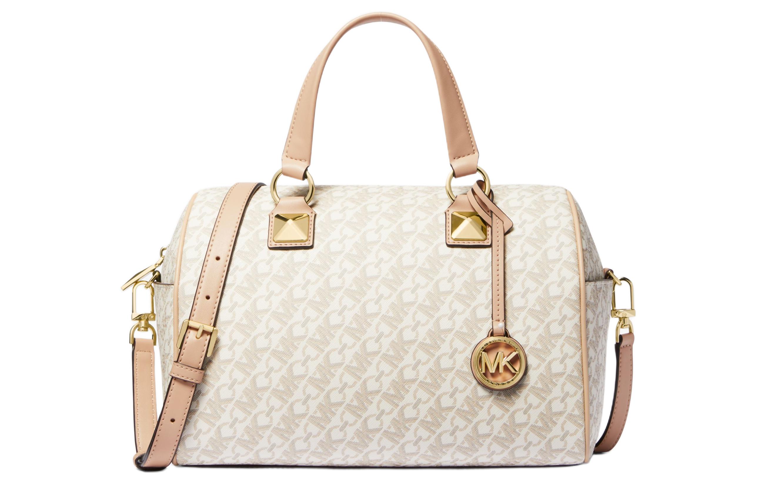 Женская сумка MICHAEL KORS Grayson Medium (молочная)