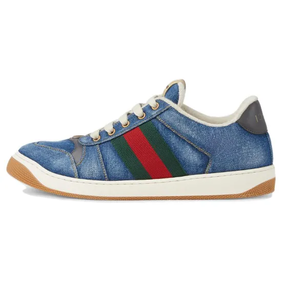 GUCCI Screener Sneaker 'Blue Denim'