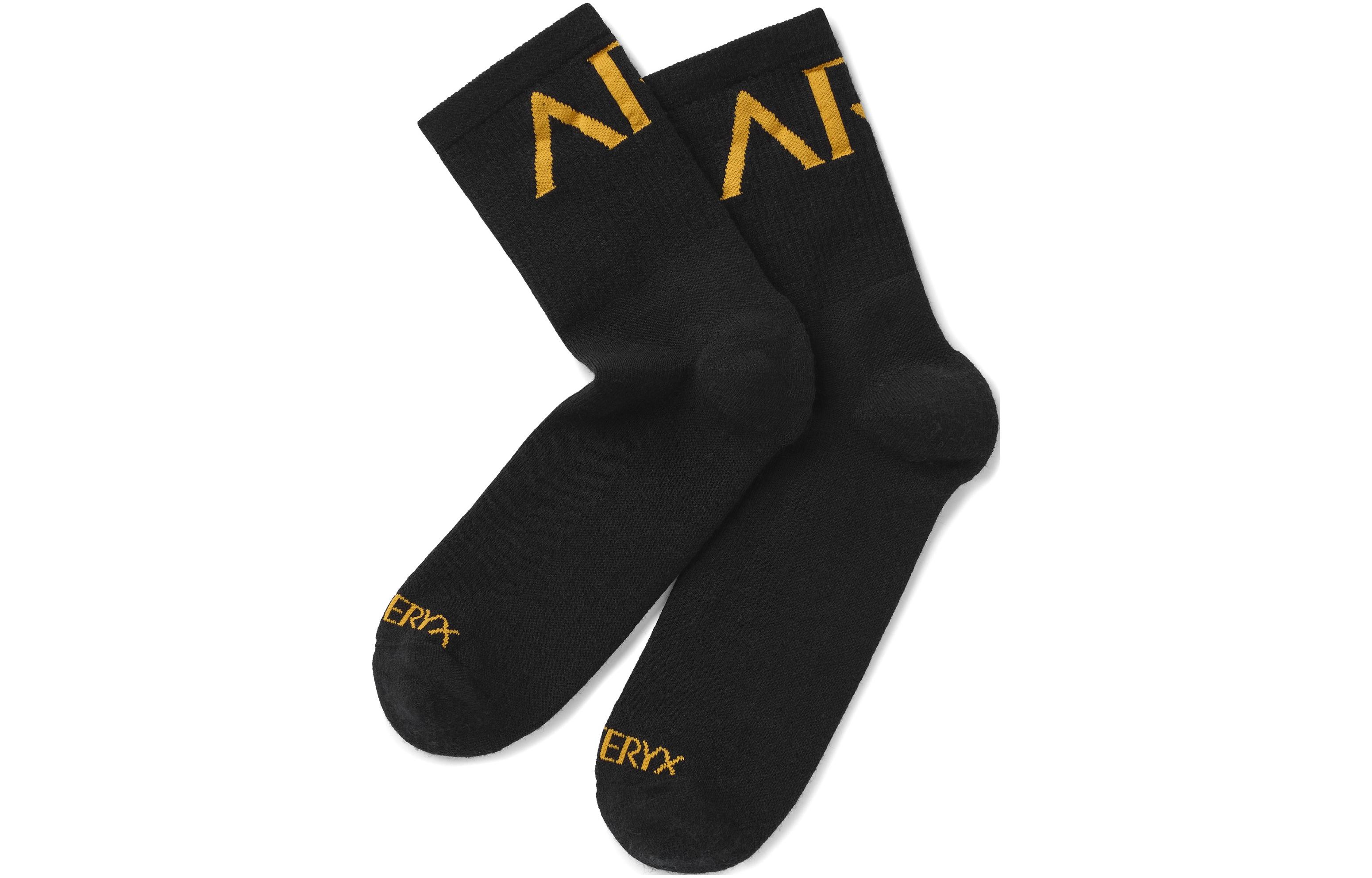 Arc’teryx Crew Socks Unisex 1 Pack Black