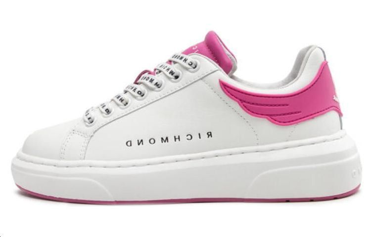 JOHN RICHMOND Кожаный, универсальный и удобный, низкий панель обувь женский белый