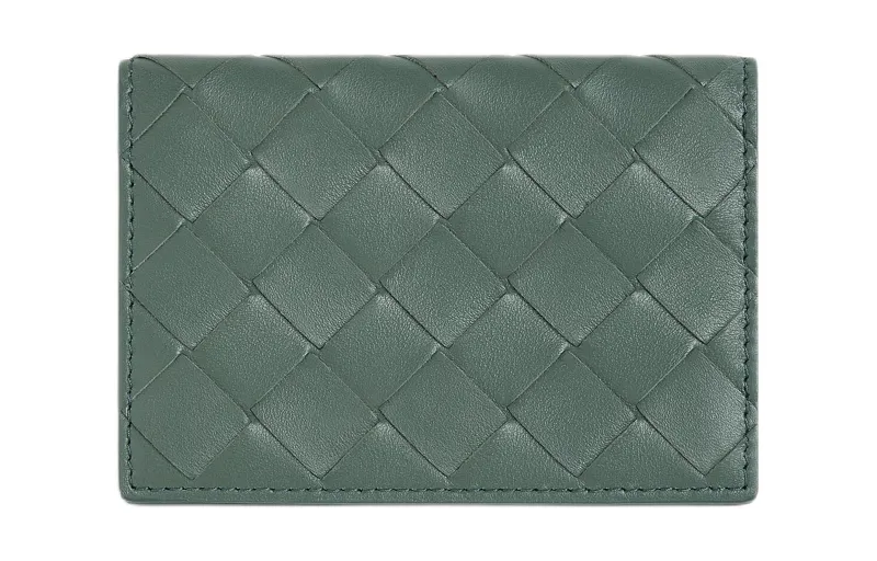 Bottega Veneta Woven Business Card Case