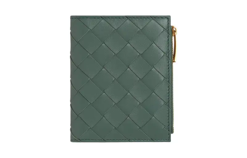Bottega Veneta Intreccio Zipped Wallet
