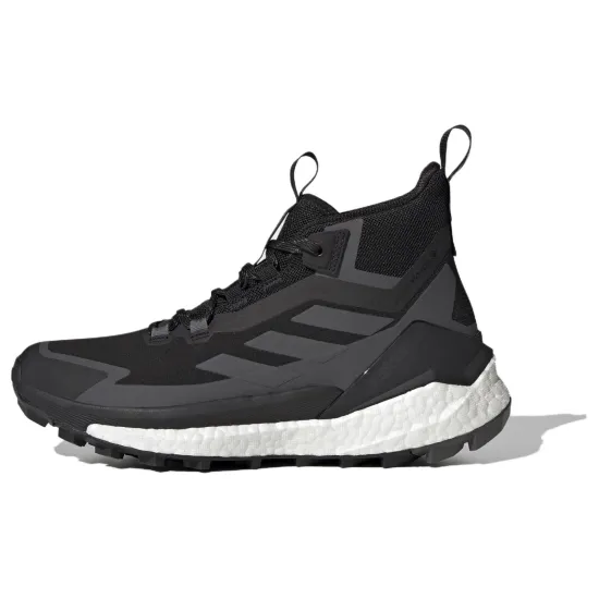 Adidas Terrex Free Hiker Hiking / Trekking Shoes Women's Mid-Top Black Gray