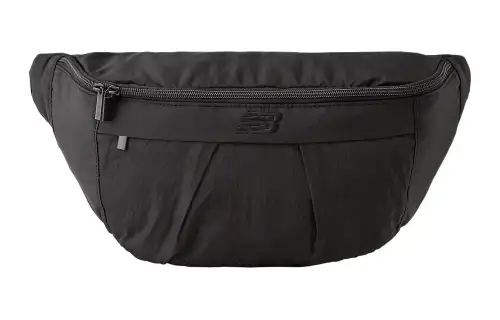 New Balance Polyester One Shoulder Crossbody Fanny Pack Extra Large Unisex Black