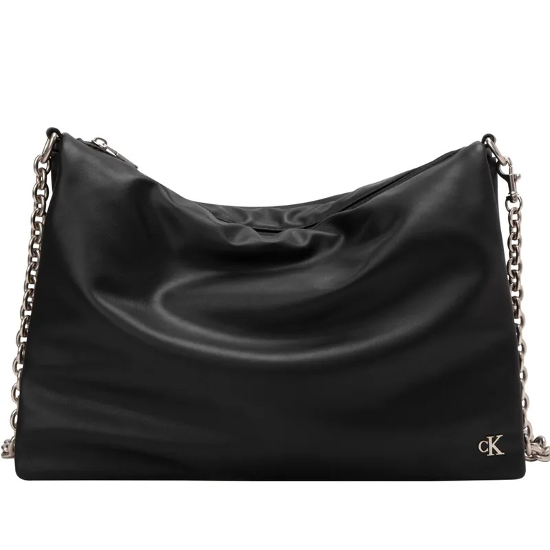 CALVIN KLEIN Synthetic Material Crossbody Bags Medium Women's Space Black