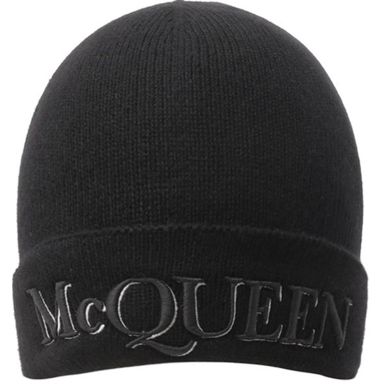 Мужская шапка Alexander Alexander McQueen (черная)