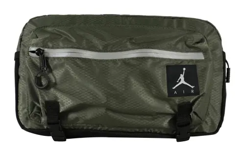 Jordan Polyester Crossbody Bag, Fanny Pack Regular Unisex Olive Green