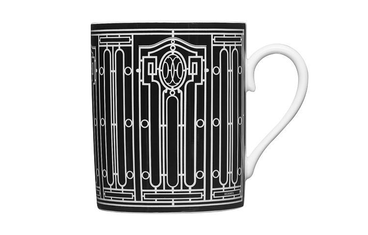 Кружка Hermes HERMES H Deco mug 2 300ml (черно-белая)