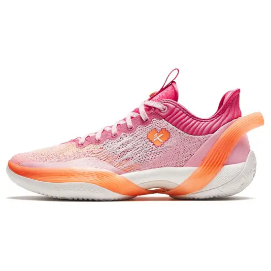 ANTA Three-point Rain1.0 Basketball Shoes Men Low-Top Pink