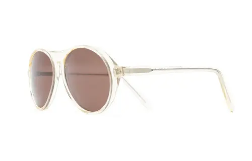 Maison Margiela Irregular Shape Sunglasses Unisex Transparent