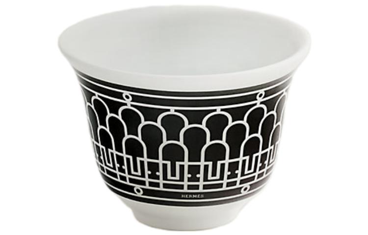 Набор чашек Hermes H Deco (черно-белый)