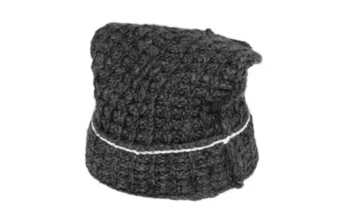 Maison Margiela Acrylic, Cotton Alpaca, Wool, Rayon Beanies Unisex Black