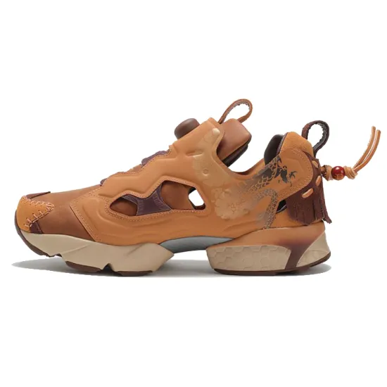 Reebok Instapump Fury Running Shoes Unisex Mid-top Brown