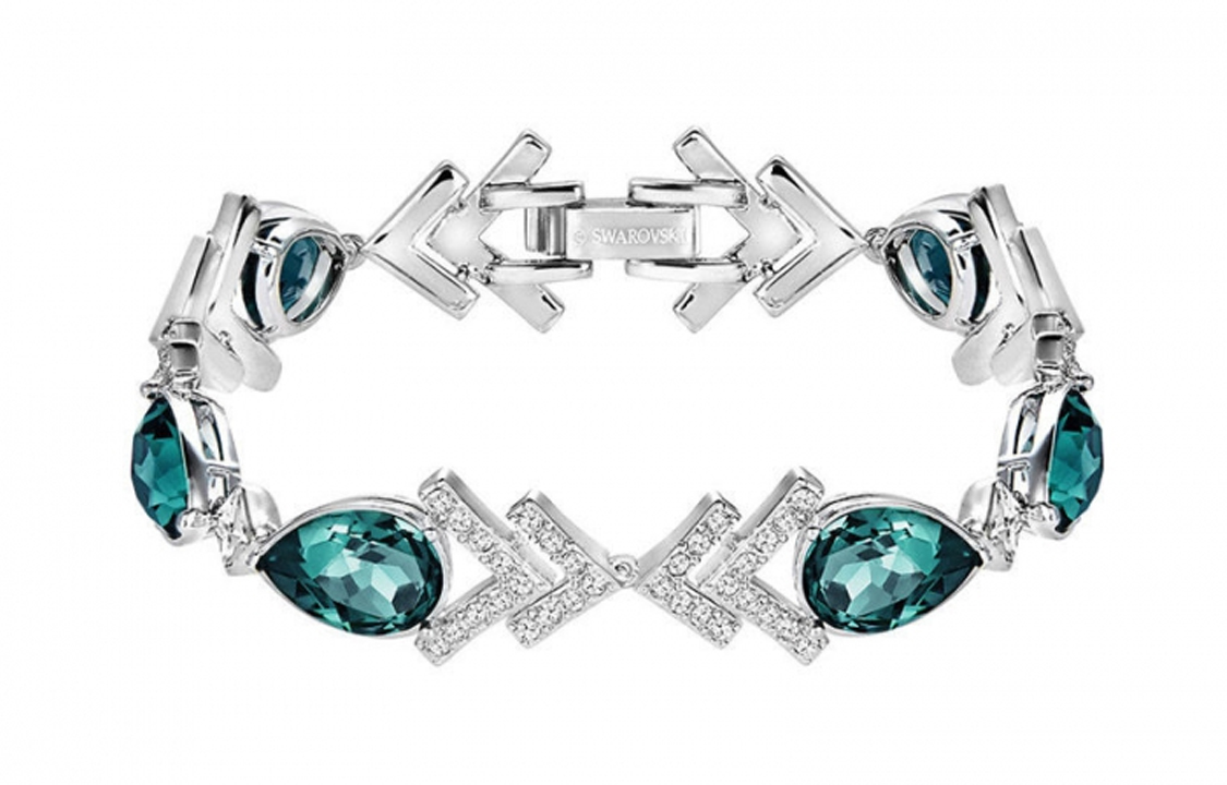 Женский браслет Swarovski (серебряный)