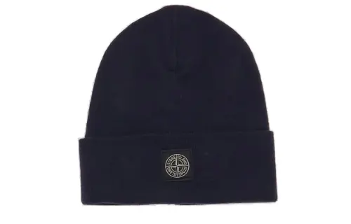 STONE ISLAND Polyamide Wool Beanies Unisex Blue