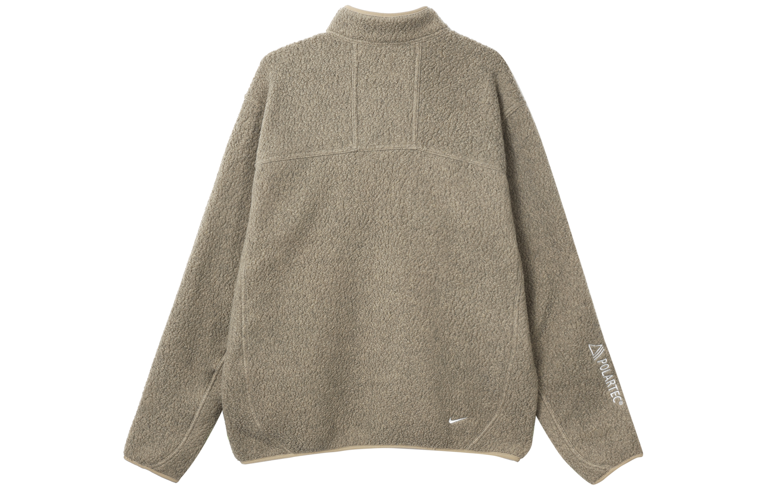 Nike ACG Fleece Tops Men’s Khaki Stand Collar Moderate